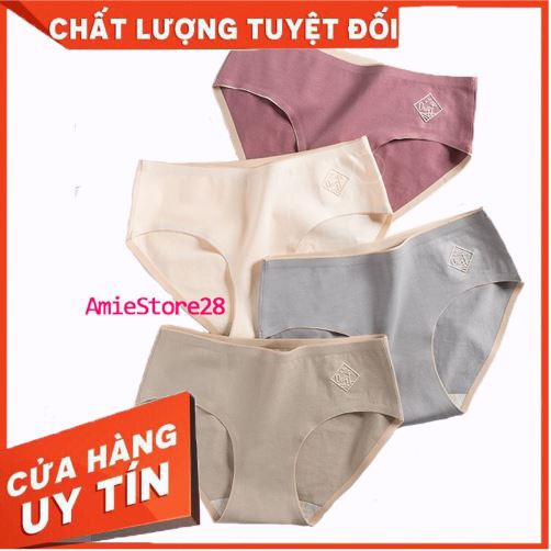 [CÓ VIDEO] Quần lót nữ [ĐƯỢC CHỌN MÀU], quần lót cotton kháng khuẩn không viền may chất đẹp thấm hút mồ hôi QL19