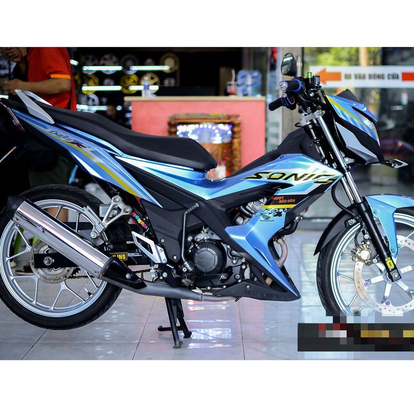 Tem trùm sonic xanh ngọc phiên bản mới màng bóng