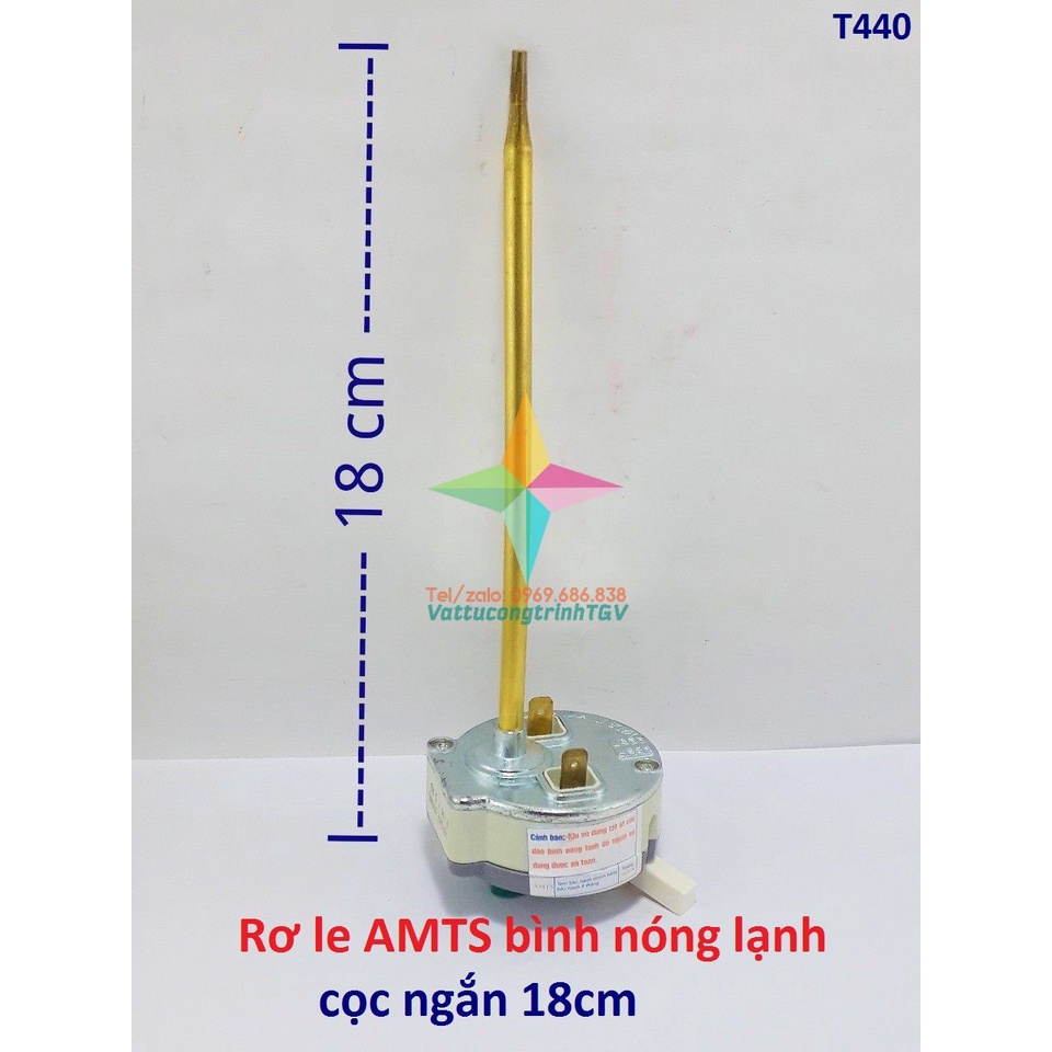 Rơle nhiệt độ bình Nóng Lạnh ARISTON dạng cọc dài 18cm