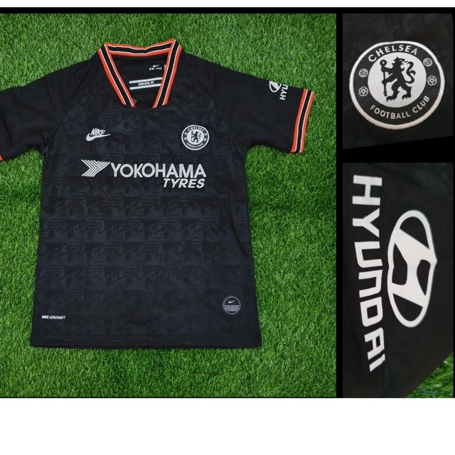 Mới Áo Thun Bóng Đá Chelsea 3rd 2019 / 2020 Grade Ori Cd7...