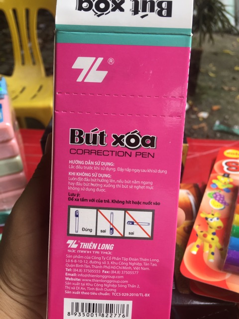 BÚT XOÁ THIÊN LONG CP 06 7ml