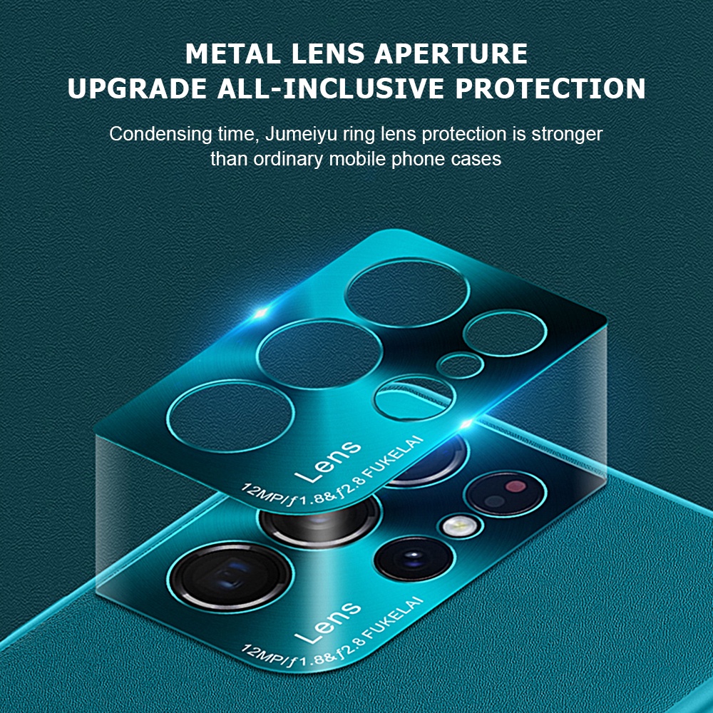 Ốp Điện Thoại Nhôm Sang Trọng Bảo Vệ Camera Cho Samsung Galaxy S21 S22 Ultra S20 Plus S21 FE S21+ S22+ S20+ Note 20