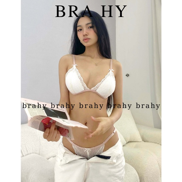 Đồ lót nữ thiết kế độc lạ có mút vải ren cao cấp bao gồm áo + quần BRAHY 039