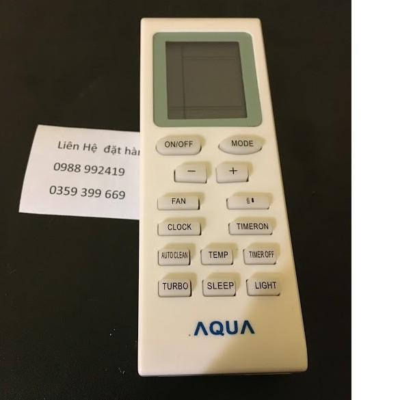 Điều khiển điều hoà AQUA AQA-KCR9JA , AQA-KR9JA , AQA-CR9JA