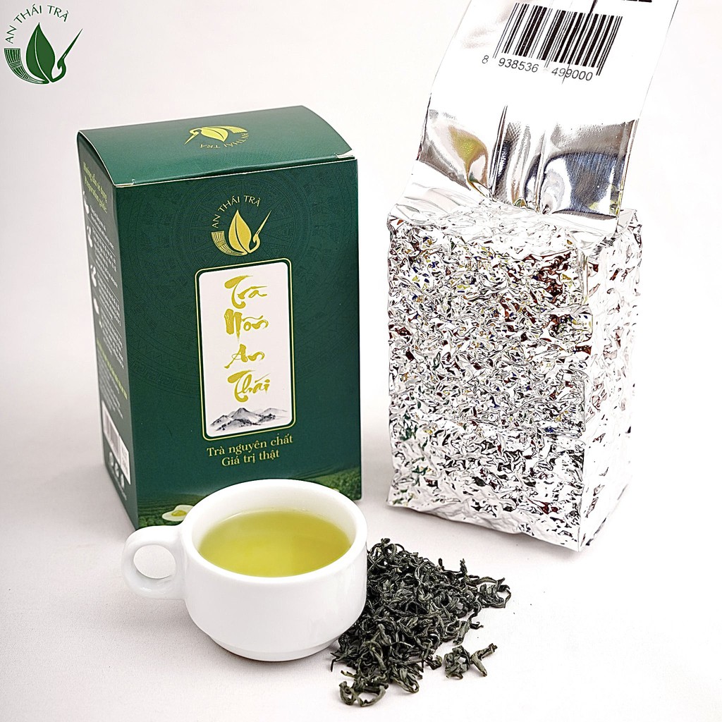 Hộp trà Thái Nguyên biếu tặng cao cấp Trà nõn tôm chăm bón trứng gà 400g | BigBuy360 - bigbuy360.vn