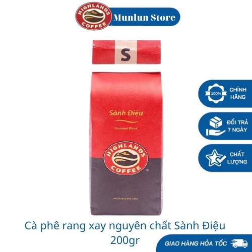 Cafe rang xay nguyên chất Highlands Coffee Sành điệu - 200g