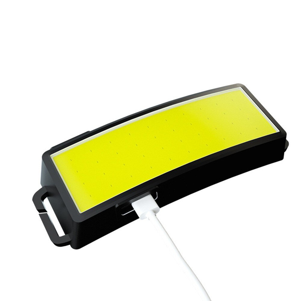 [Stock] COB Soft Lighting Headlamp, USB Rechargeable Fishing Lamp, Outdoor Camping Head-mounted Headlamp