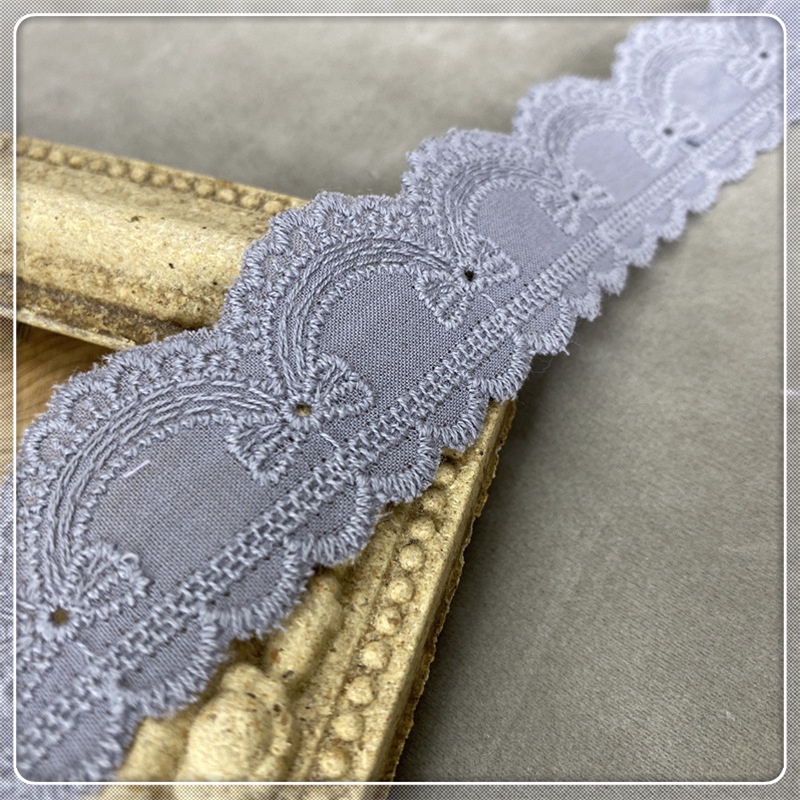 1 Mét màu sắc Vải Ren Hoa 3cm Tự Trang Trí Quần Áo Dây ren boi thêu bản