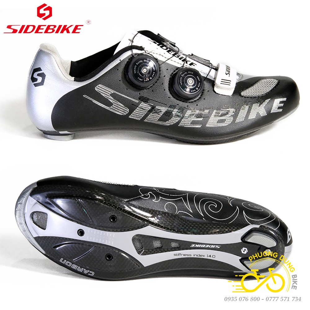Giày can đi xe đạp thể thao Road SIDEBIKE SD-002 - 2 Khóa Vặn