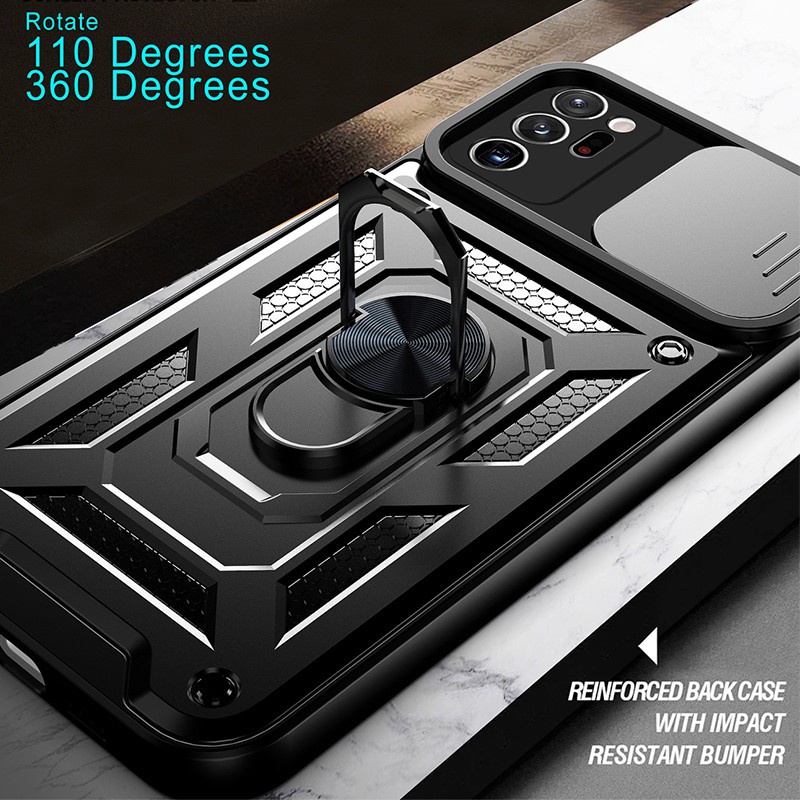 Ốp Điện Thoại Chống Rơi Có Thanh Trượt Bảo Vệ Camera Cho Samsung Galaxy A52s 5G A52 4G A52 5G Galaxy A31 A32 4G A51 4G Galaxy S21 Plus S21 Ultra