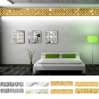 Bộ 10 miếng gương dán tường trang trí nội thất trang nhã