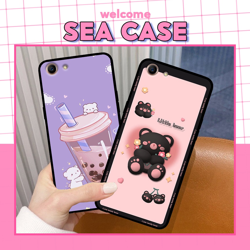 Ốp lưng Oppo A71 - A83 - F1S - F3 - F3 PLUS, ốp nhựa chống trầy,chống va đập hình gấu đáng yêu,dễ thương