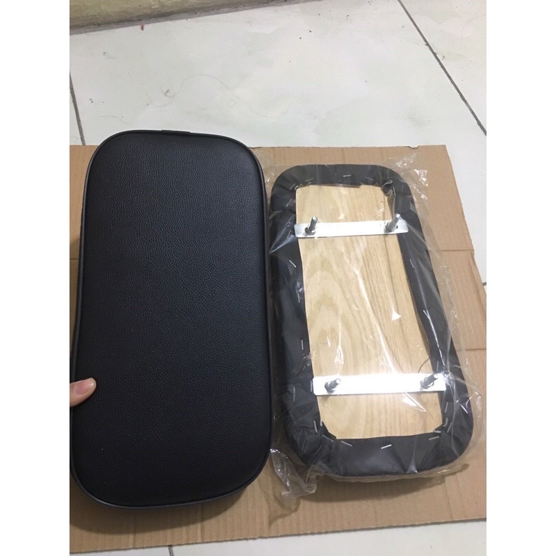 Đệm yên sau xe đạp loại êm, đệm baga bọc da kích thước 32x16x5cm