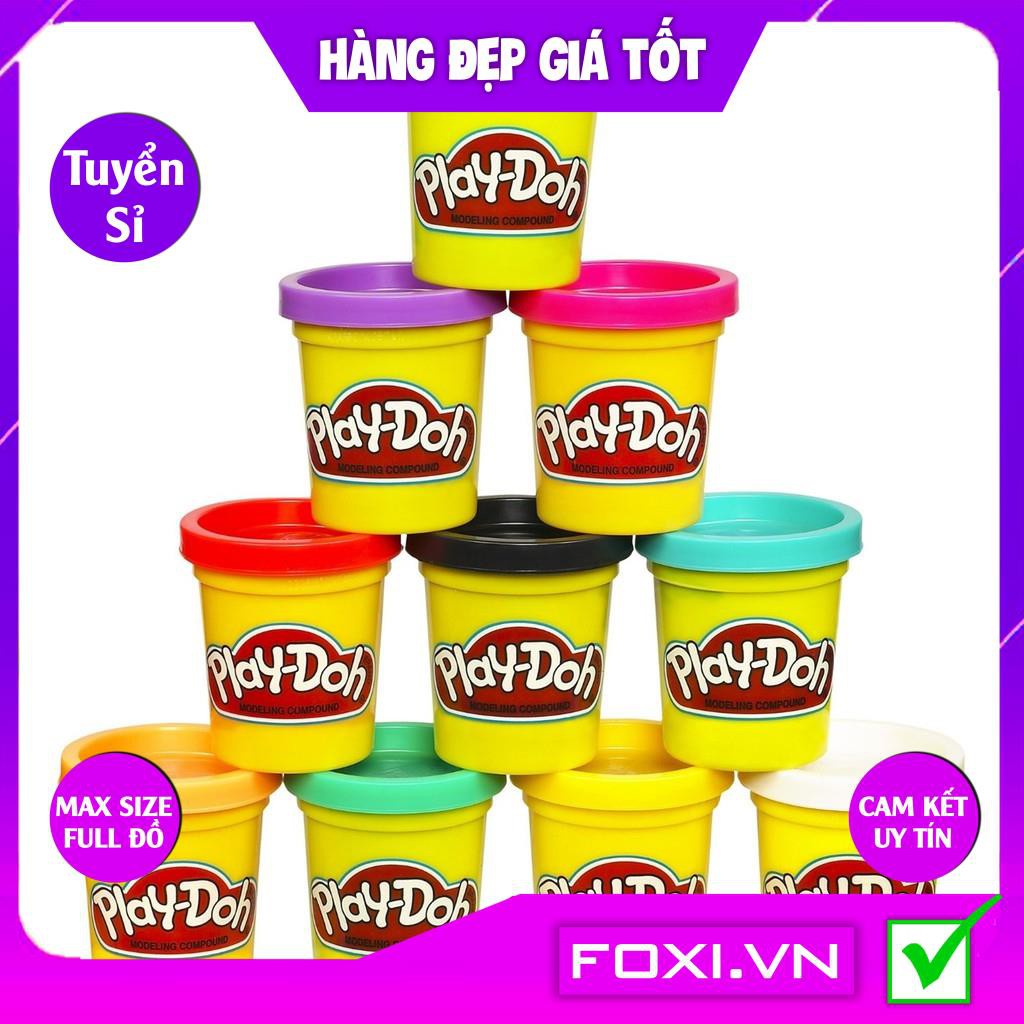 Hộp đất nặn an toàn Play Doh loại To-Hàng VNXK CLC-Tăng trí tưởng tượng và sự khéo léo cho bé-Giúp bé vừa học vừa chơi