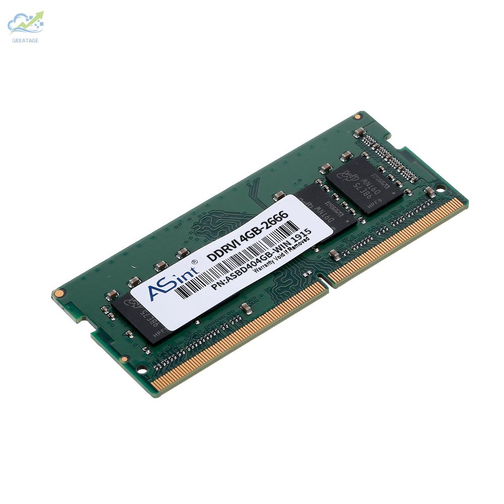 Thẻ Nhớ Máy Tính Asint So-Ddr4-2666 - 4gb Ddr4 2666mhz Laptop Ram 240pin | BigBuy360 - bigbuy360.vn