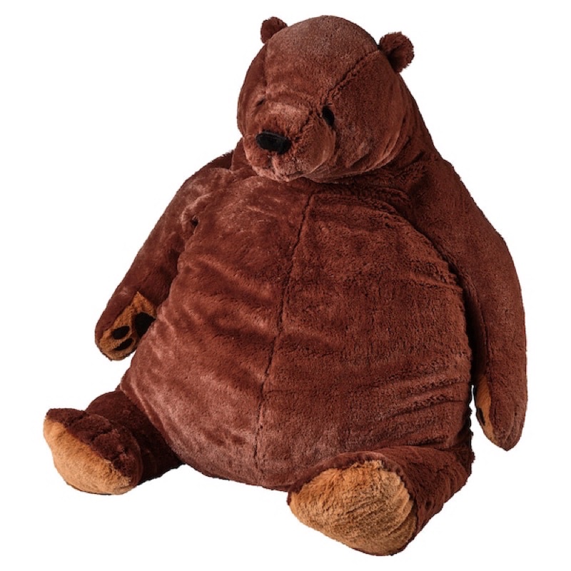 Gấu bông 100cm IKEA DJUNGELSKOG Soft Toy Brown Bear chính hãng 100%