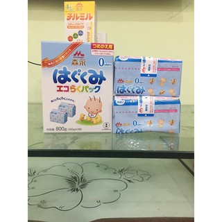 Sữa morinaga số 0 hộp giấy 400g x 2 túi