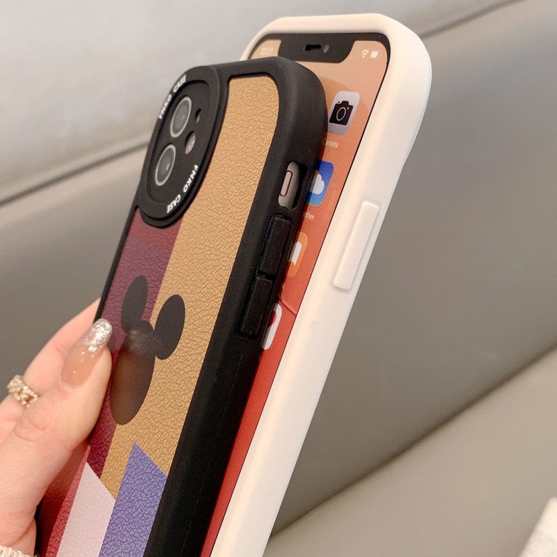 Ốp Điện Thoại Hình Chuột Máy Ảnh Cho IPhone 12 13 11 Pro Max X Xs Max Xr 7 8 Plus Fes1