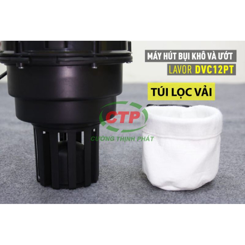 Máy hút bụi khô và ướt Lavor DVC12PT