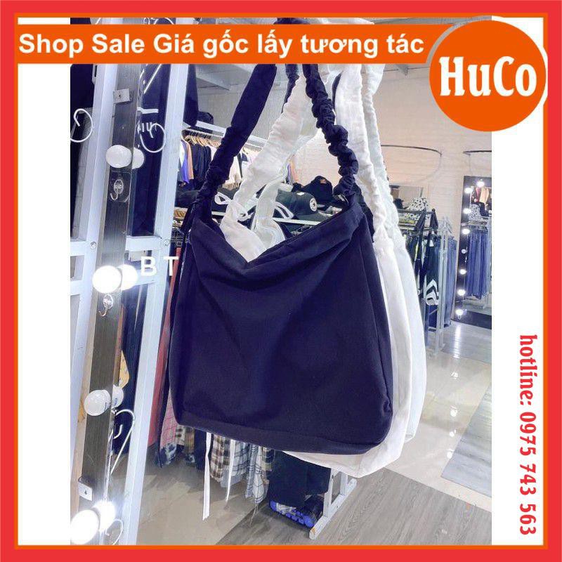 [ẢNH THẬT] TÚI ĐEO VAI, TÚI ĐEO CHÉO nữ chất kaki túi thiết kế xoắn quai dây rút phụ kiện basic đi chơi, đi học | BigBuy360 - bigbuy360.vn