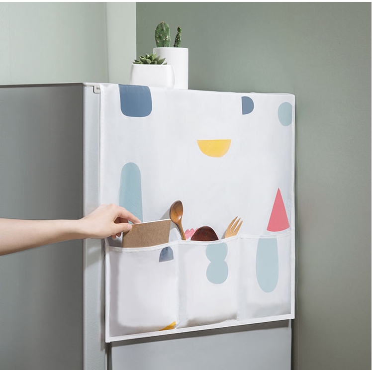 Túi đựng đồ đa năng chống bụi tiện dụng gắn tủ lạnh