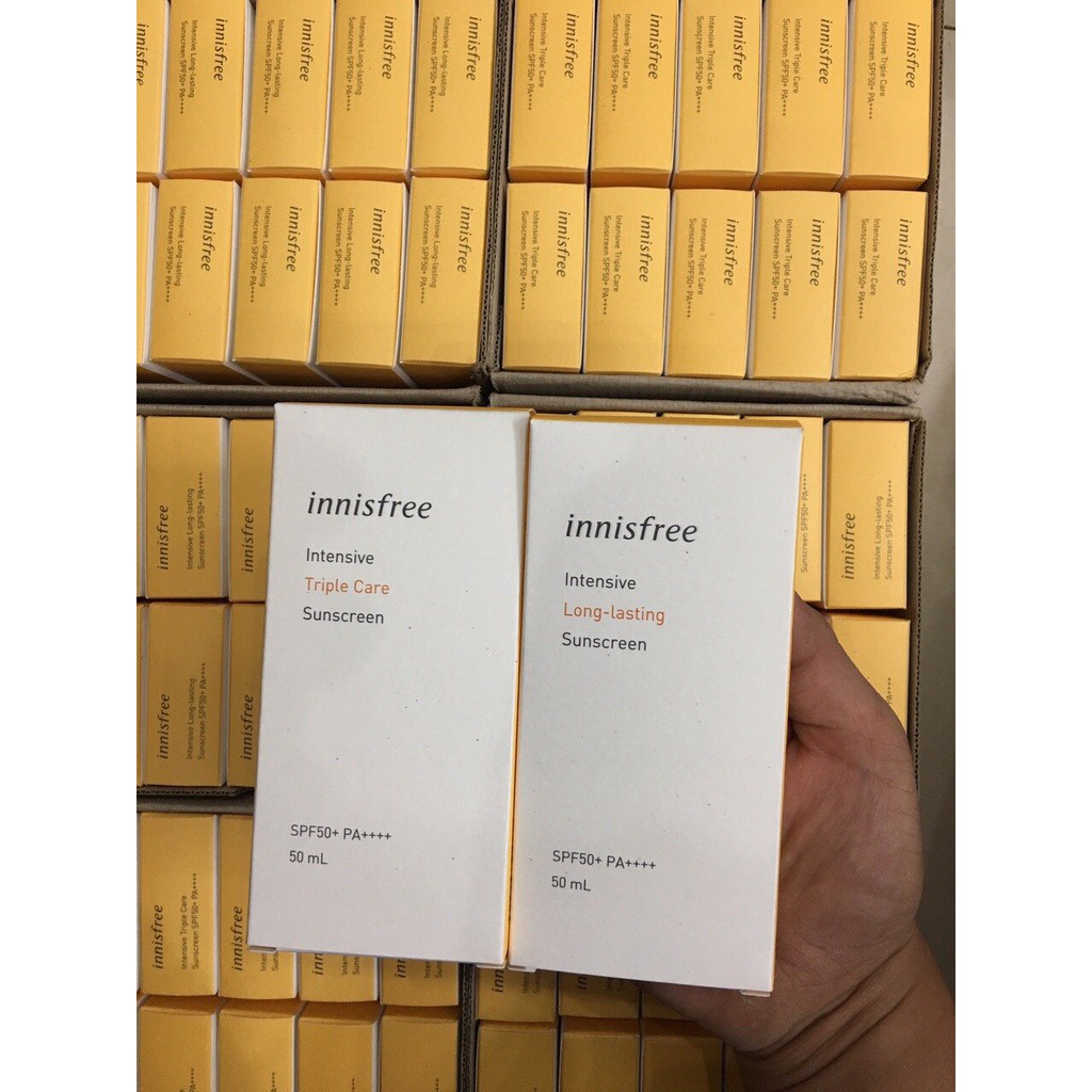 Kem Chống Nắng Innisfree SPF50+ PA++++  Triple Shield  / Long Lasting