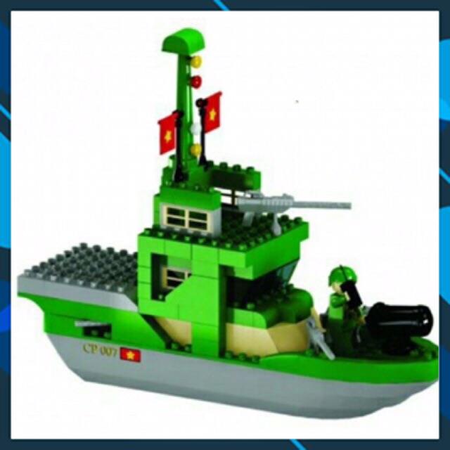 Xếp hình tàu chiến ( Nhựa Chợ Lớn)