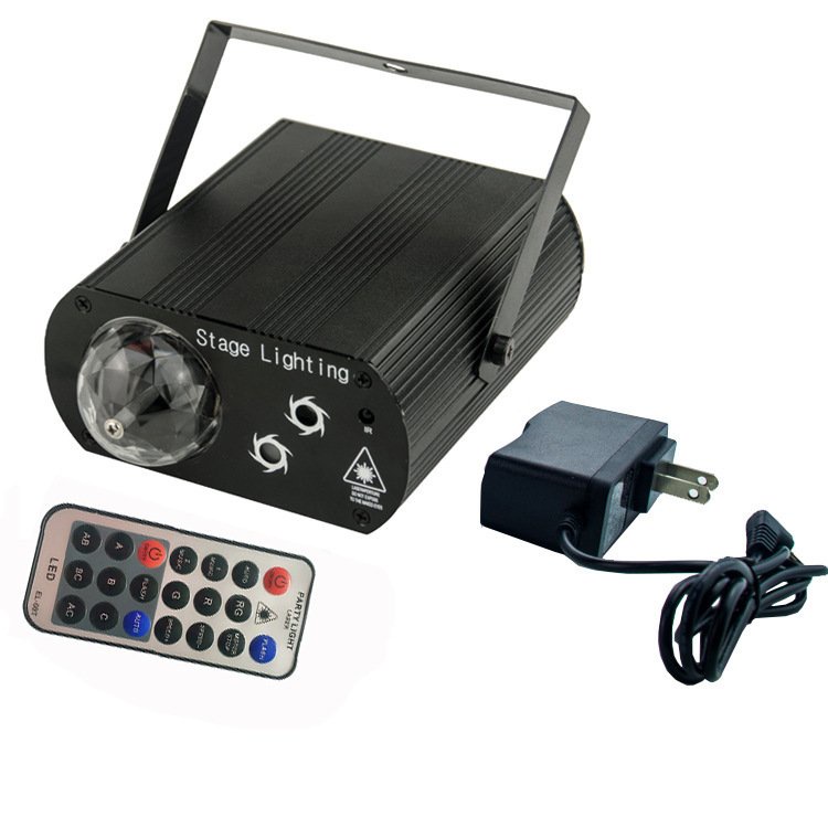 Đèn Laser 2 Mắt 2in1 kết hợp mắt Led to N0 2016.V2 Bắt Nhạc Bluetooth Dùng Sân Khấu Bay Phòng