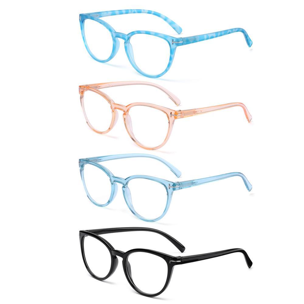 Kính Đọc Sách Gọng Tròn Chống Bức Xạ Phong Cách Vintage