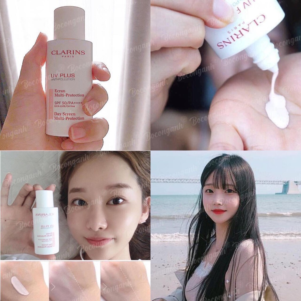 #ROSY GLOW - KEM CHỐNG NẮNG CLARINS UV PLUS ANTI-POLLUTION 50ML