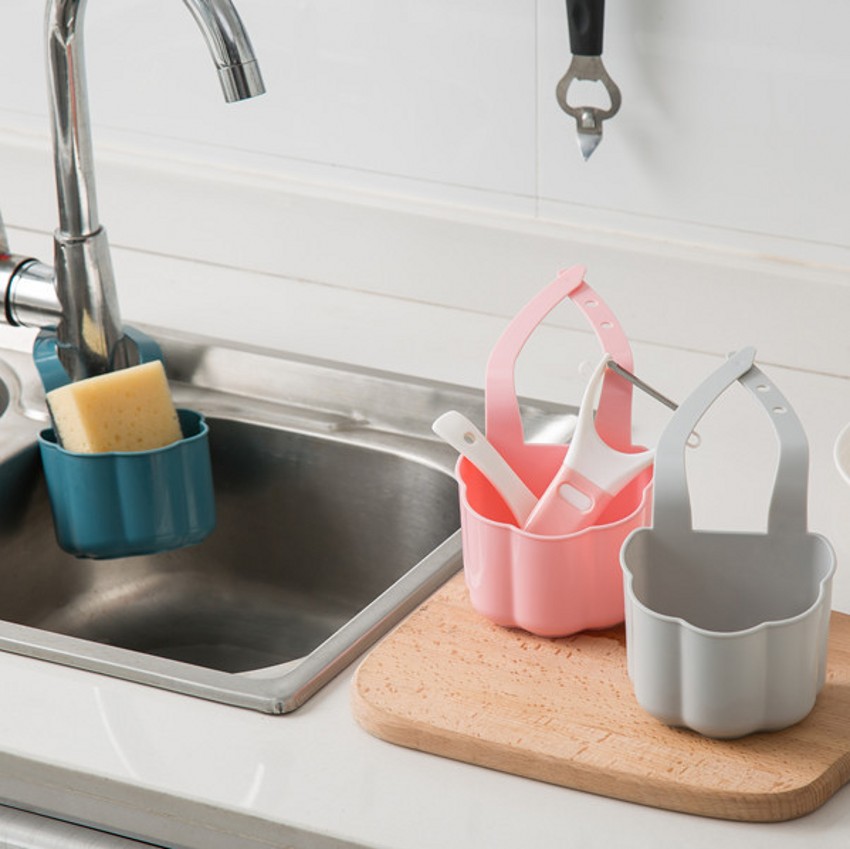 Giá đựng mút rửa chén gắn góc tường tiện lợi