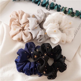 ⭐️Chun cột tóc Scrunchies sao vàng