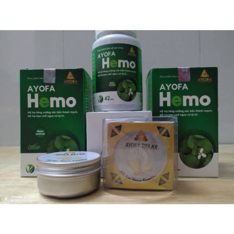 Ayofa Hemo Hỗ Trợ Trĩ + Suy Giãn Tĩnh Mạch