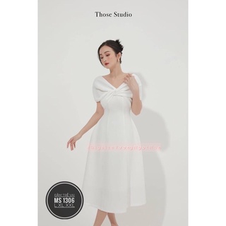 ĐẦM TRỂ VAI ĐEN BIGSIZE 1306
