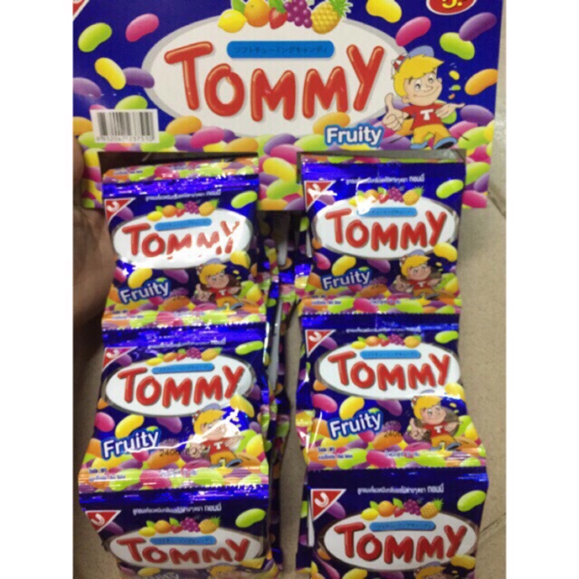 Kẹo tommy hương trái cây (24 gói một sách)