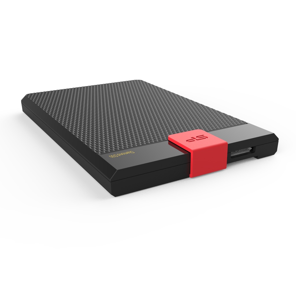 Ổ cứng di động SILICON POWER Diamond D30 Black, 2.5 inch (USB 3.1 Gen1/USB 3.0) - Bảo hành 3 năm