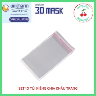 Set 10 túi kiếng chia Khẩu Trang