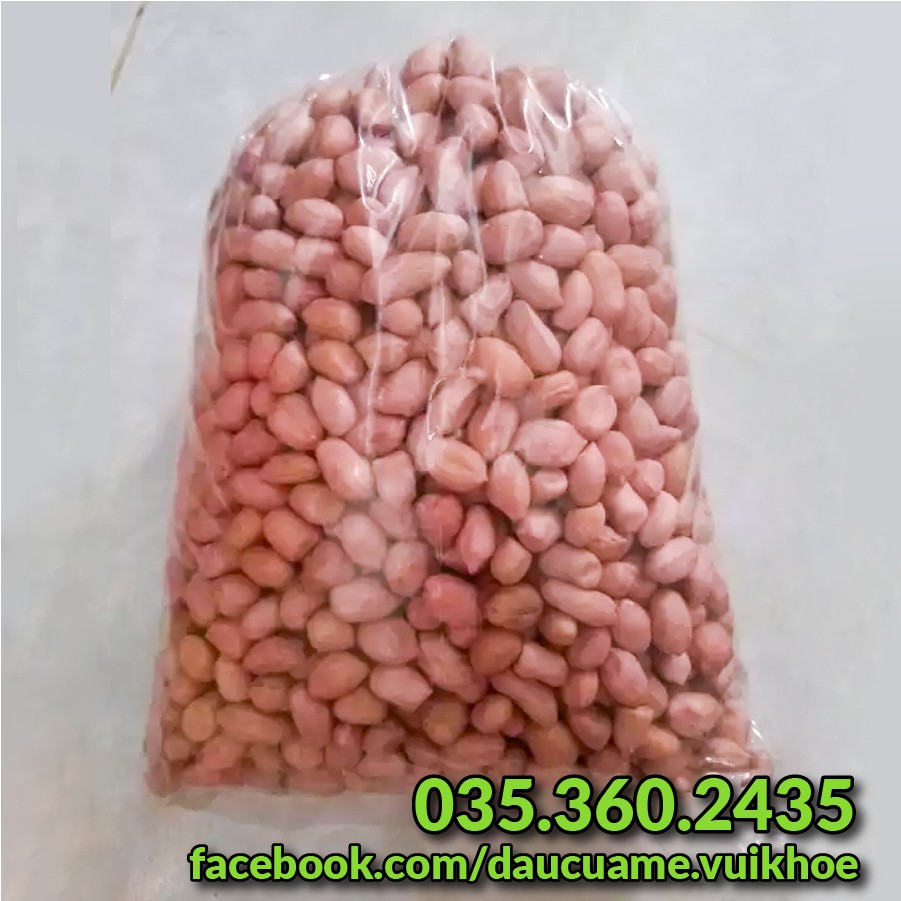 [1Kg]  Đậu phộng bóc vỏ (Lạc nhân) chất lượng nhà trồng