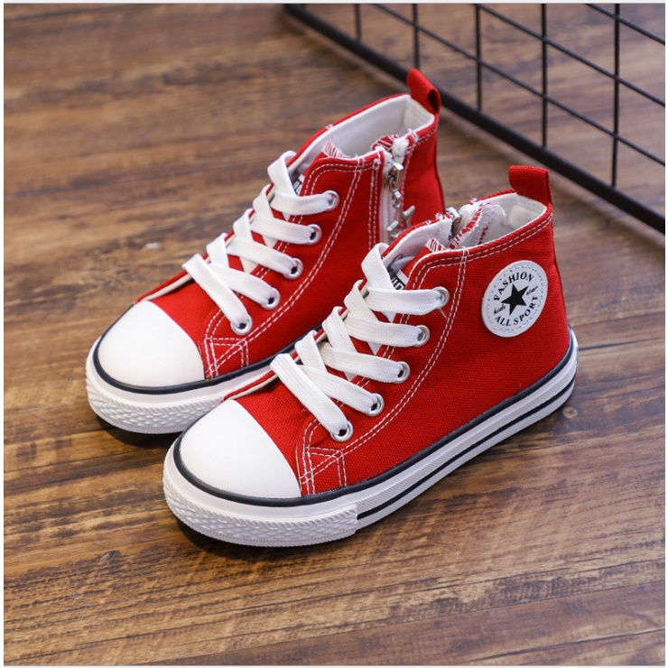 Giày thể thao cao cổ dáng Convers cho bé trai và bé gái từ 3 đến 8 tuổi | GUNS-506.34
