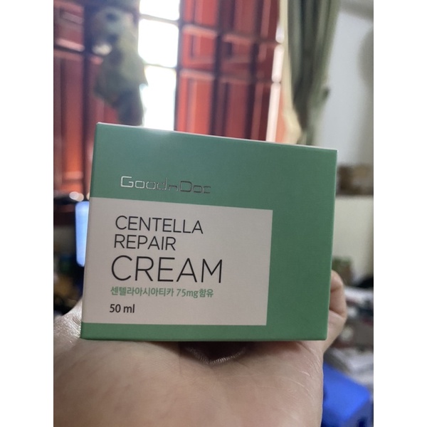 [CHÍNH HÃNG- DƯỢC MỸ PHẨM] Kem dưỡng PHỤC HỒI da RAU MÁ - GOODNDOC CENTELLA REPAIR CREAM 50ml | BigBuy360 - bigbuy360.vn