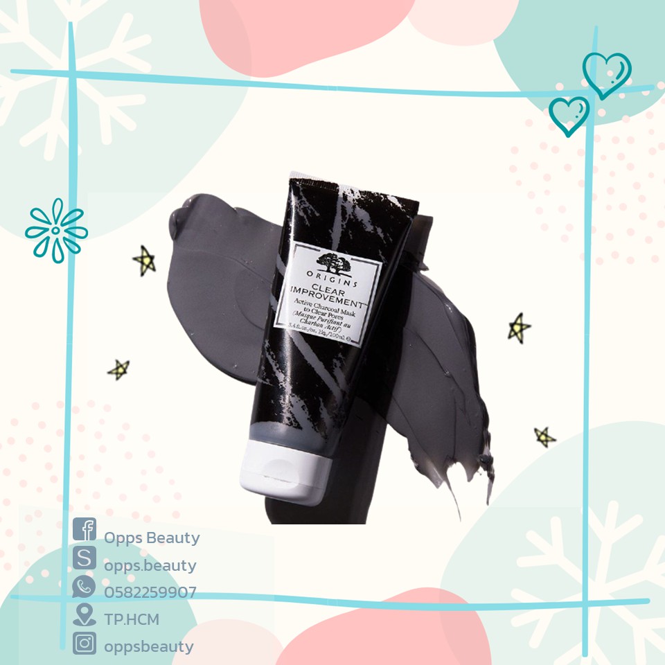 [ORIGINS Mặt nạ than hoạt tính ORIGINS Clear Improvement Active Charcoal Mask