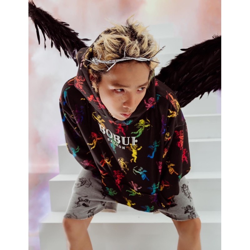 Áo hoodies BOBUI full thiên thần chuẩn real full tag túi | BigBuy360 - bigbuy360.vn