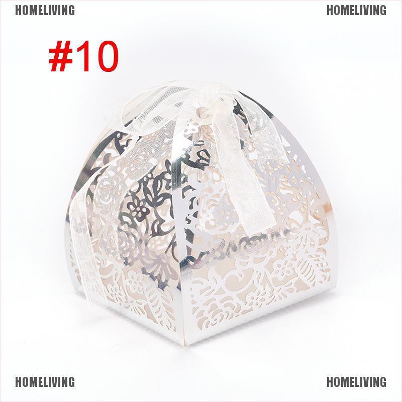 Set 50 Hộp Đựng Kẹo Cưới Hình Bươm Bướm