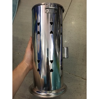 Ống đũa inox tròn có nắp, ống đựng muỗng đũa inox có nắp đậy - mta_mart