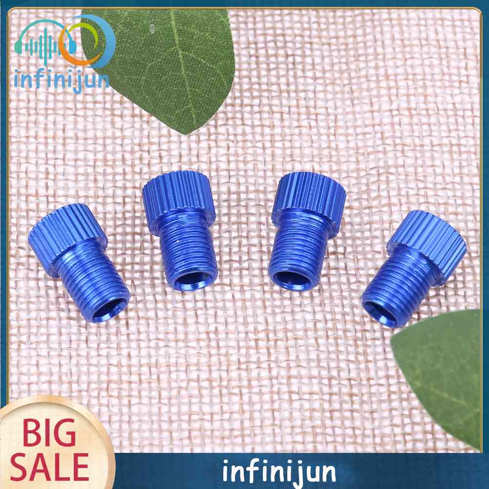 Set 4 Đầu Nối Van Xe Đạp Chuyển Đổi Presta Sang Shrader