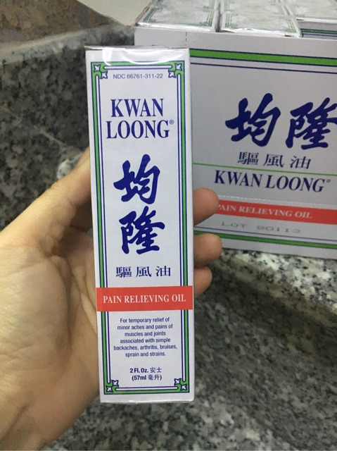 🌼Dầu nóng KWAN LOONG OIL  Pain Releiving Oil ( hàng mua tại Mỹ)