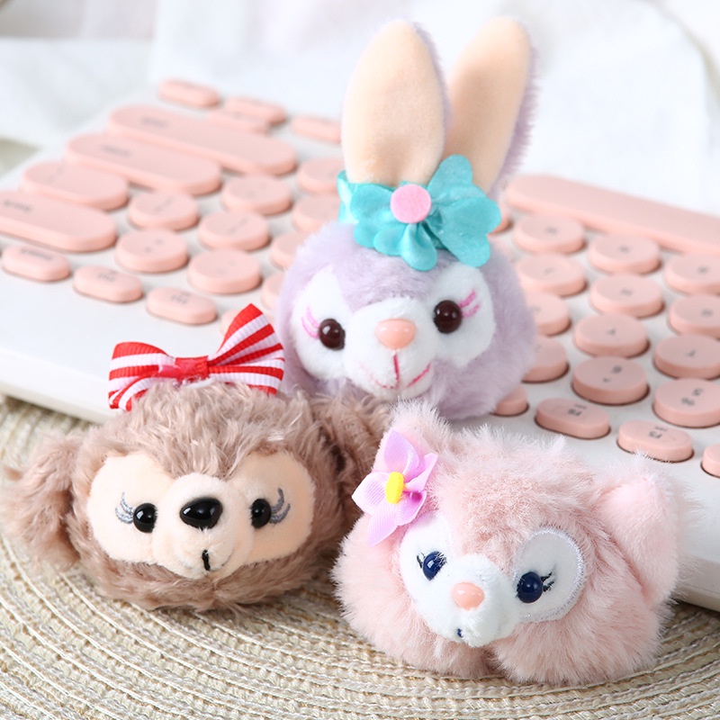 Móc Khóa Hình Búp Bê Nhồi Bông Dễ Thương