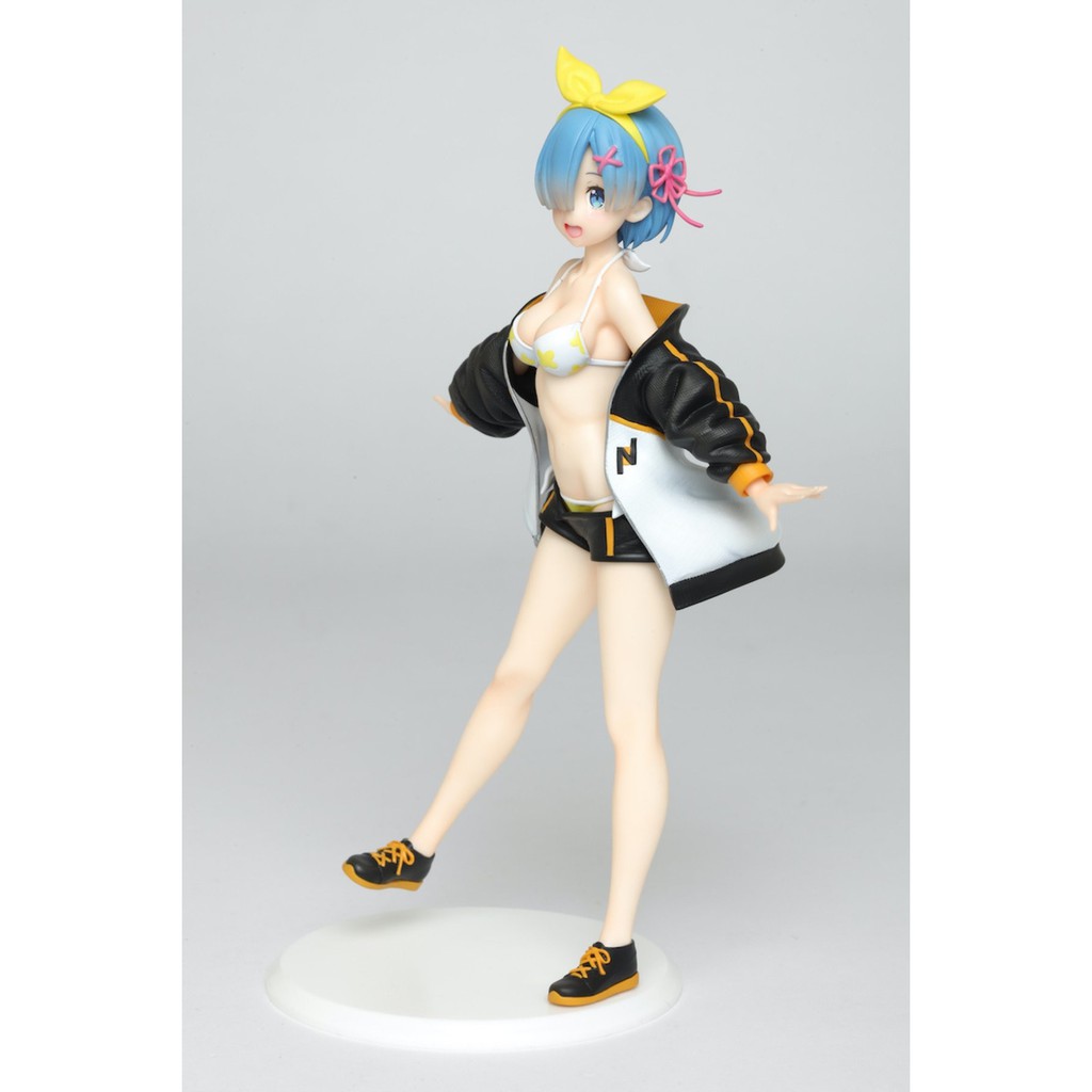 Mô Hình Figure Nhân Vật Anime Re:Zero - Rem - Precious Figure - Jumper Swimsuit ver., Taito, chính hãng Nhật Bản