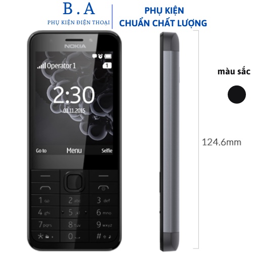 Nokia 230 2 sim, Điện thoại nokia chính hãng giá rẻ kèm pin sạc, bảo hành 12 tháng