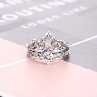 Nhẫn bạc nữ, nhẫn vương miện bạc